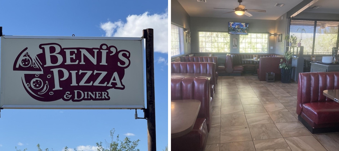 Beni's Pizza Menu
